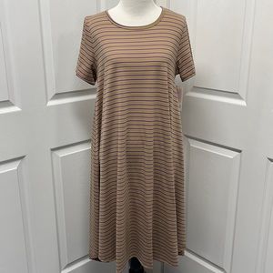 LuLaRoe New Small Striped Carly Dress NWT